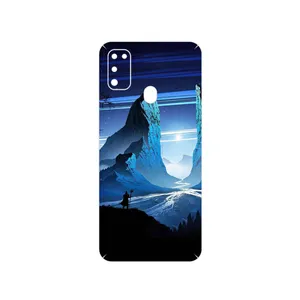 MAHOOT Blue Mountains Digital Art Cover Sticker for Samsung Galaxy M30s