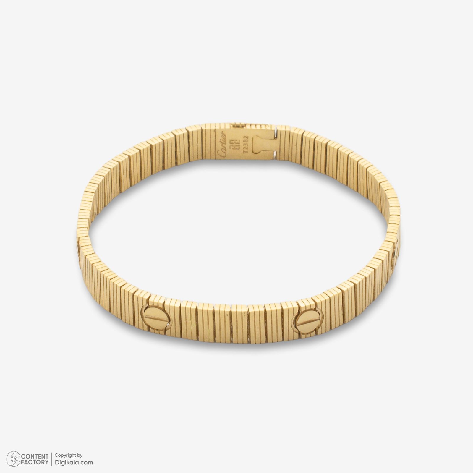 دستبند زنجیری طلا 18 عیار زنانه گلدم مدل B448001 -  - 6