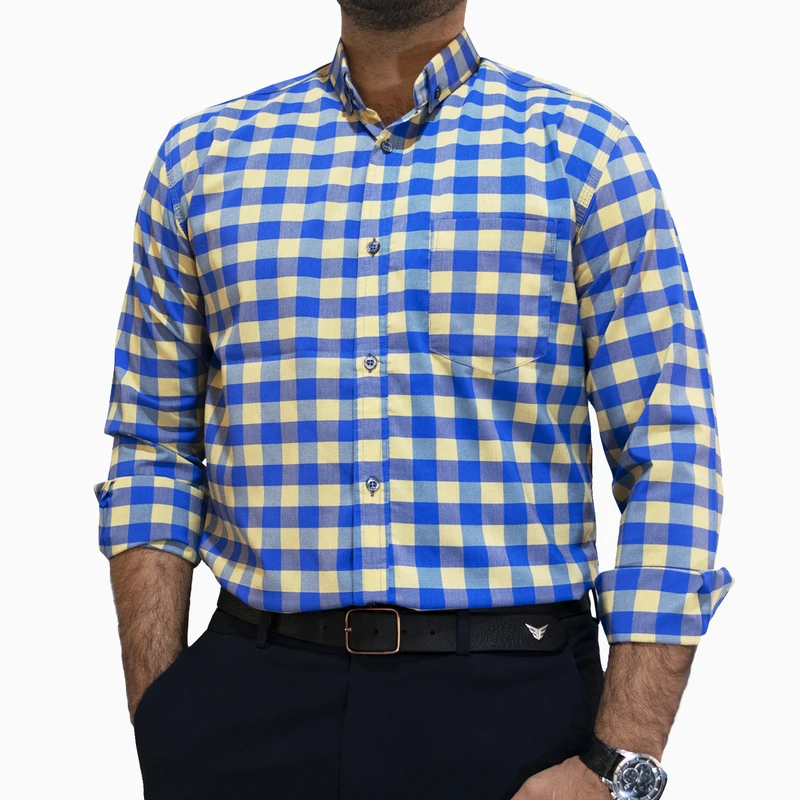 پیراهن آستین بلند مردانه مدل 746