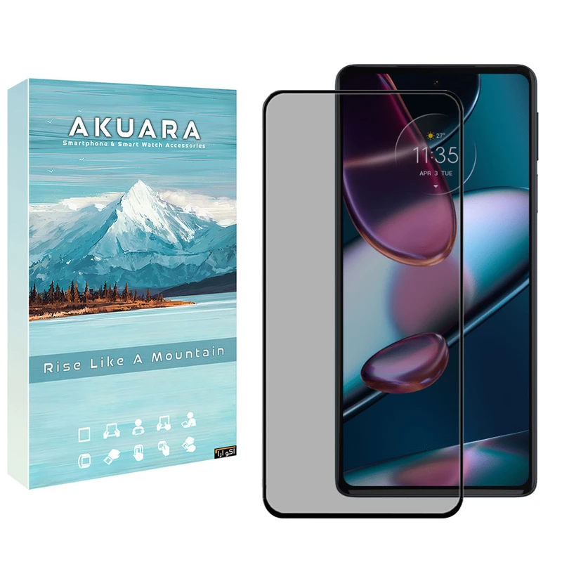 محافظ صفحه نمایش حریم شخصی آکوآرا مدل AKU pv1 مناسب برای گوشی موبایل موتورولا Edge 30 Pro