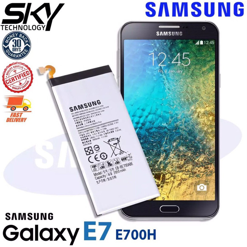 باتری موبایل مدل EB-BE700ABE ظرفیت 2950 میلی آمپر ساعت مناسب برای گوشی موبایل سامسونگ Galaxy E7