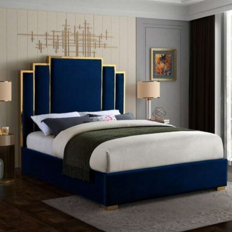 تخت خواب دو نفره مدل باربد سایز 160x200 سانتی متر