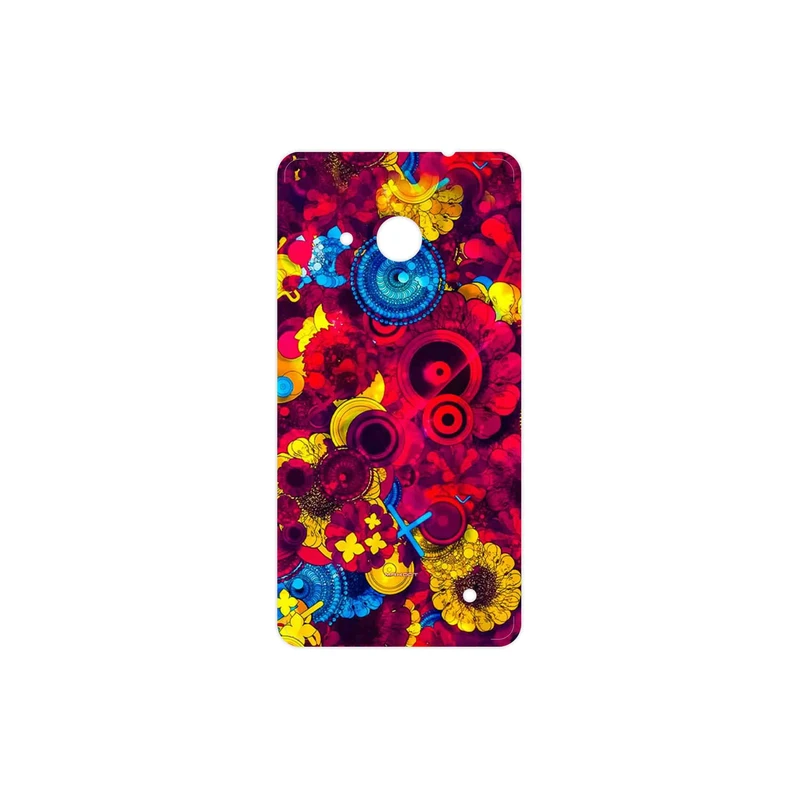 برچسب پوششی ماهوت مدل Vector Flower Garden Digital Art مناسب برای گوشی موبایل مایکروسافت Lumia 550