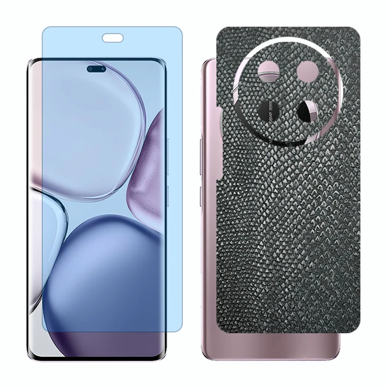 محافظ صفحه نمایش مات آنتی بلو گلس مدل Together مناسب برای گوشی موبایل آنر X9c به همراه برچسب پوششی