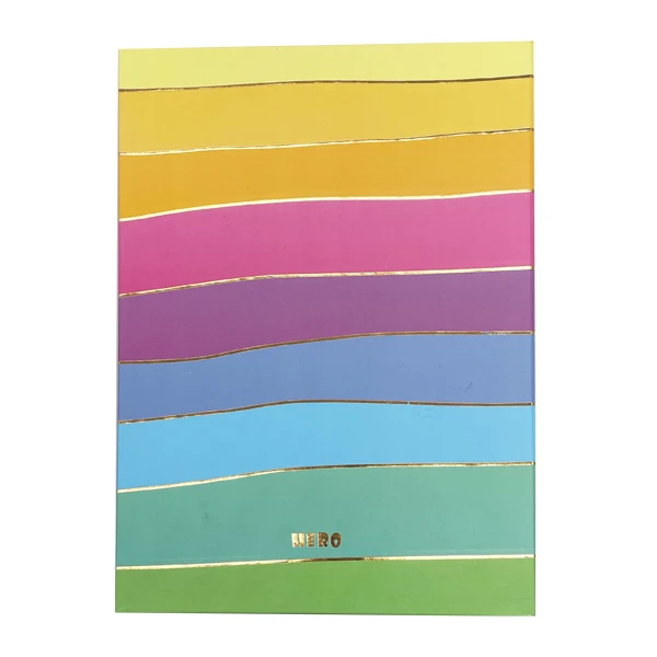 دفتر کلاسوری 100 برگ هرو مدل رنگارنگ