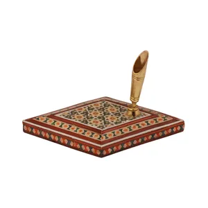 قلمدان خاتم کاری طرح لوزی کد 07