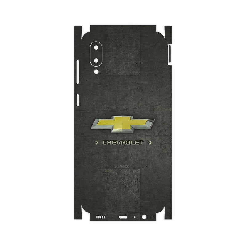 برچسب پوششی ماهوت مدل CHEVROLET-Logo-FullSkin مناسب برای گوشی موبایل سامسونگ Galaxy M02