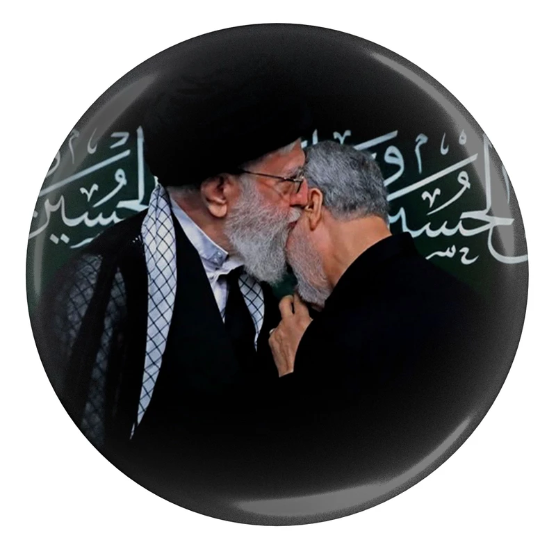  مگنت طرح رهبر حضرت خامنه ای و شهید حاج قاسم سلیمانی مدل S12223 