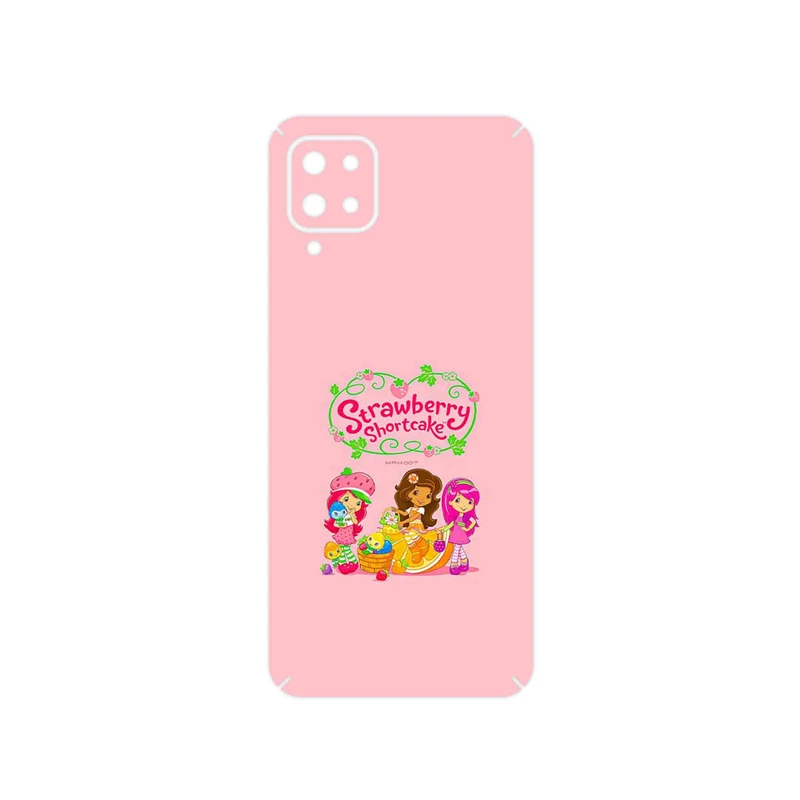 برچسب پوششی ماهوت مدل Strawberry Shortcake مناسب برای گوشی موبایل سامسونگ Galaxy A12 Nacho