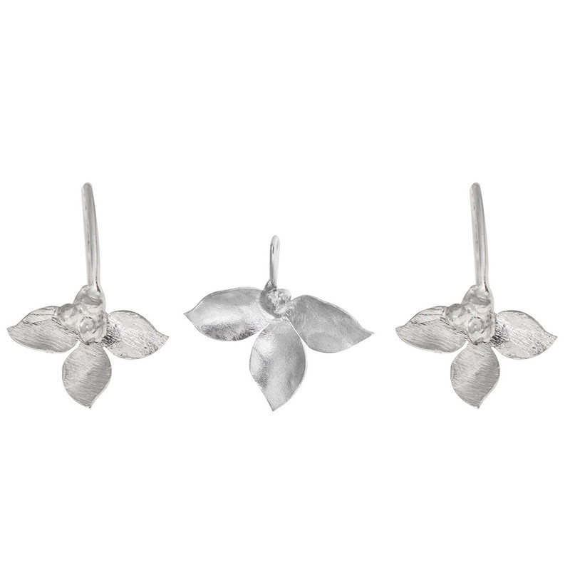 نیم ست نقره کارول مدل CAA006