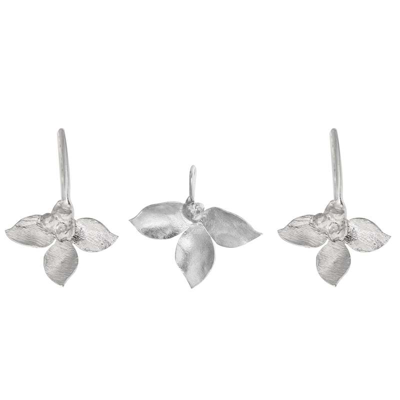 نیم ست نقره کارول مدل CAA006