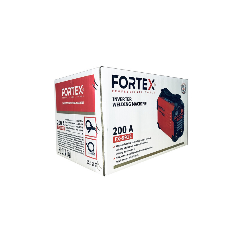 دستگاه جوش 200 آمپر فورتکس مدل FX-9912 مینی