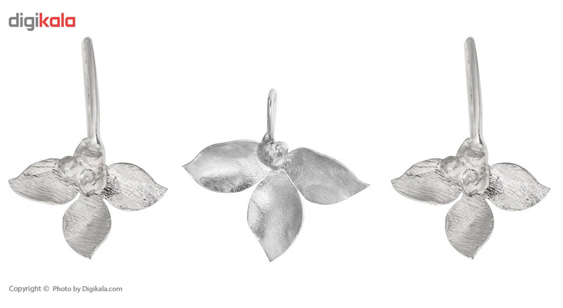 نیم ست نقره کارول مدل CAA006