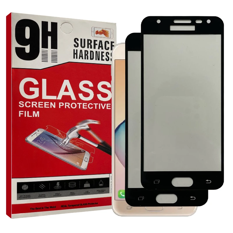  محافظ صفحه نمایش شیشه ای گلس مدل Resistant مناسب برای گوشی موبایل سامسونگ Galaxy J5 Prime بسته دو عددی