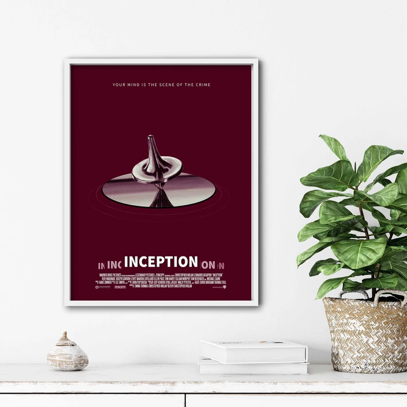 تابلو آتریسا طرح پوستر فیلم inception مدل ATm340