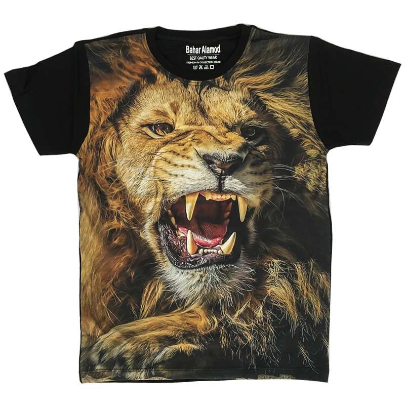تی شرت پسرانه مدل lion88