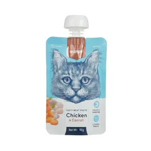 پودینگ گربه ونپی مدل مرغ و هویج وزن 90 گرم
