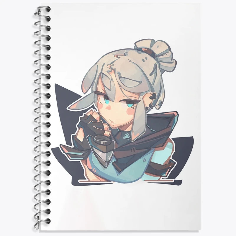 دفتر لغت 50 برگ خندالو طرح بازی ولورانت (Valorant) کد 33068