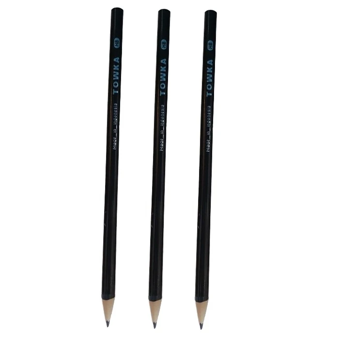 مداد مشکی توکا با درجه سختی HB مدل ساده بسته 3 عددی