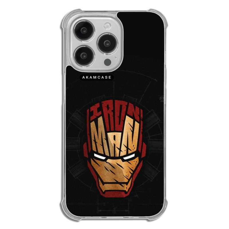 کاور آکام مدل AMCWTA13PRO-IRON MAN5 مناسب برای گوشی موبایل اپل iPhone 13 Pro