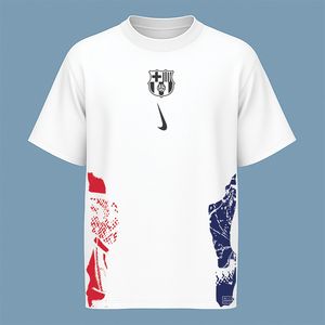 تی‌شرت آستین کوتاه مردانه مدل کیت بارسلونا V4