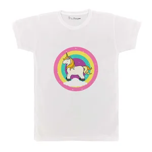 تی شرت بچگانه پرمانه طرح یونیکورن کد pmt.3341