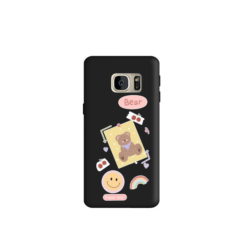 کاور طرح خرسی ناز کد m2493 مناسب برای گوشی موبایل سامسونگ Galaxy S7 Edge 