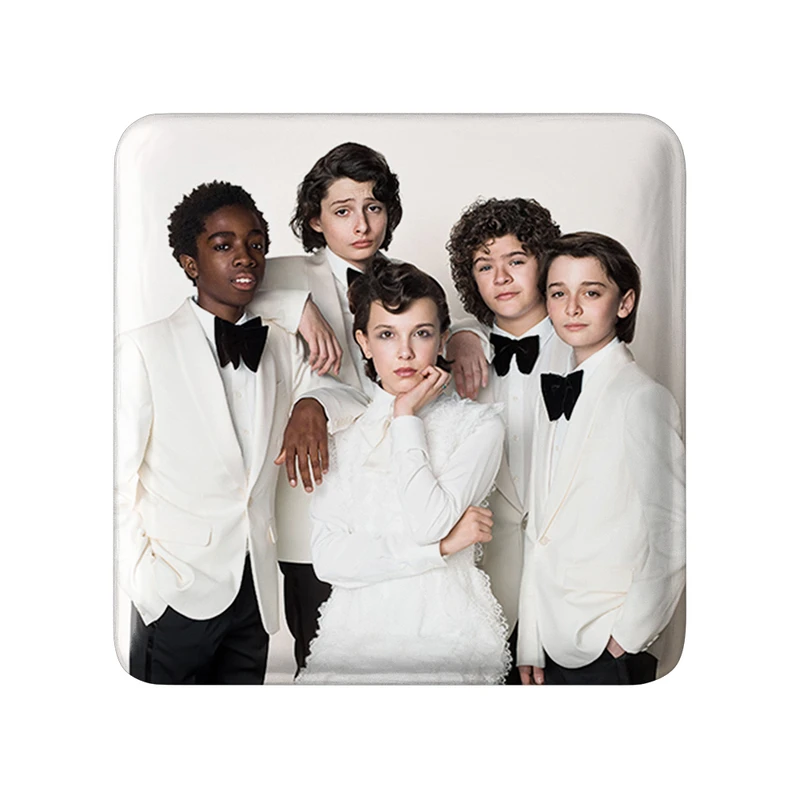 مگنت خندالو طرح سریال استرنجر تینگز Stranger Things  مدل مربعی کد 19338