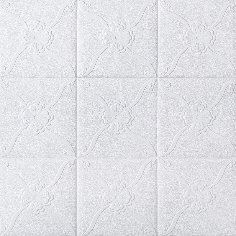 دیوارپوش مدل فومی طرح گل بسته 4 عددی