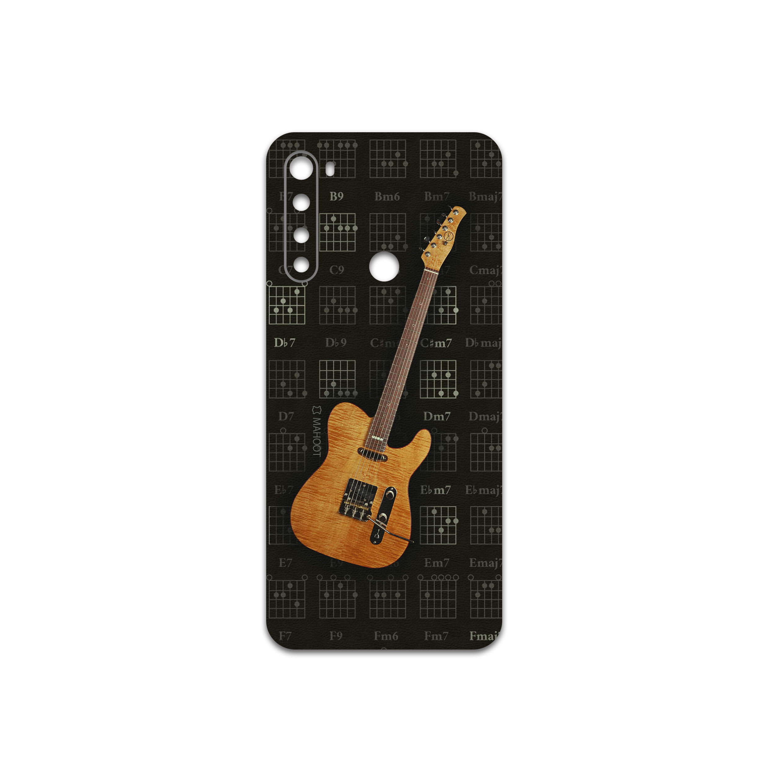 برچسب پوششی ماهوت مدل Guitar-Instrument مناسب برای گوشی موبایل شیائومی Redmi Note 8T