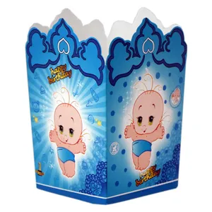 ظرف پاپ کورن طرح نوزاد پسر بسته 10 عددی