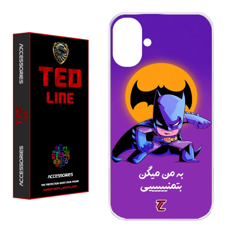 کاور تد لاین طرح بتمن کد 1105 مناسب برای گوشی موبایل اپل Iphone 16