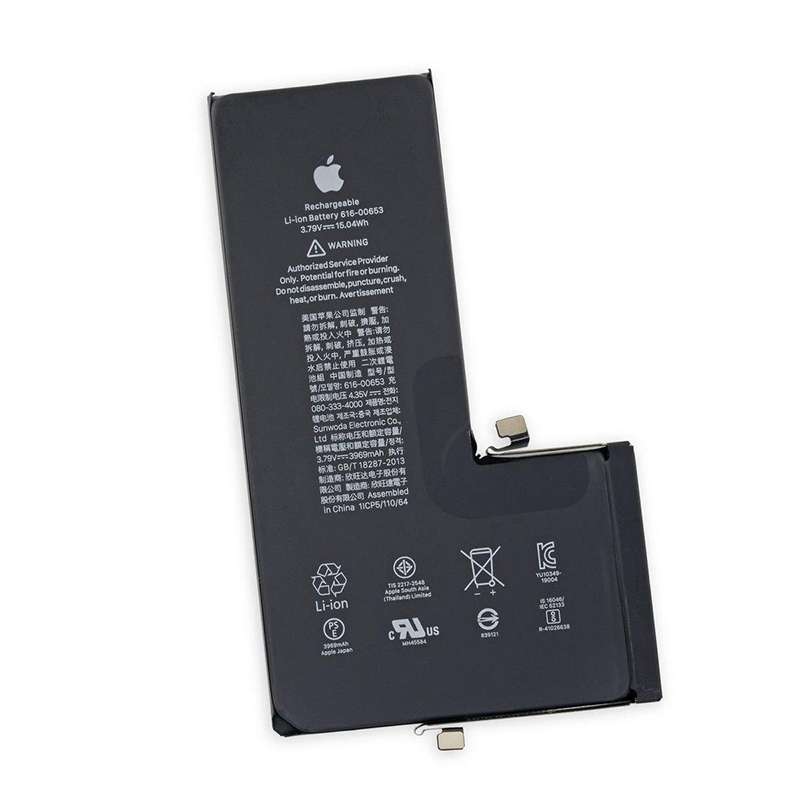 باتری موبایل مدل 00651-616 ظرفیت 3969 میلی آمپر ساعت مناسب برای گوشی موبایل اپل IPHONE 11 PRO MAX