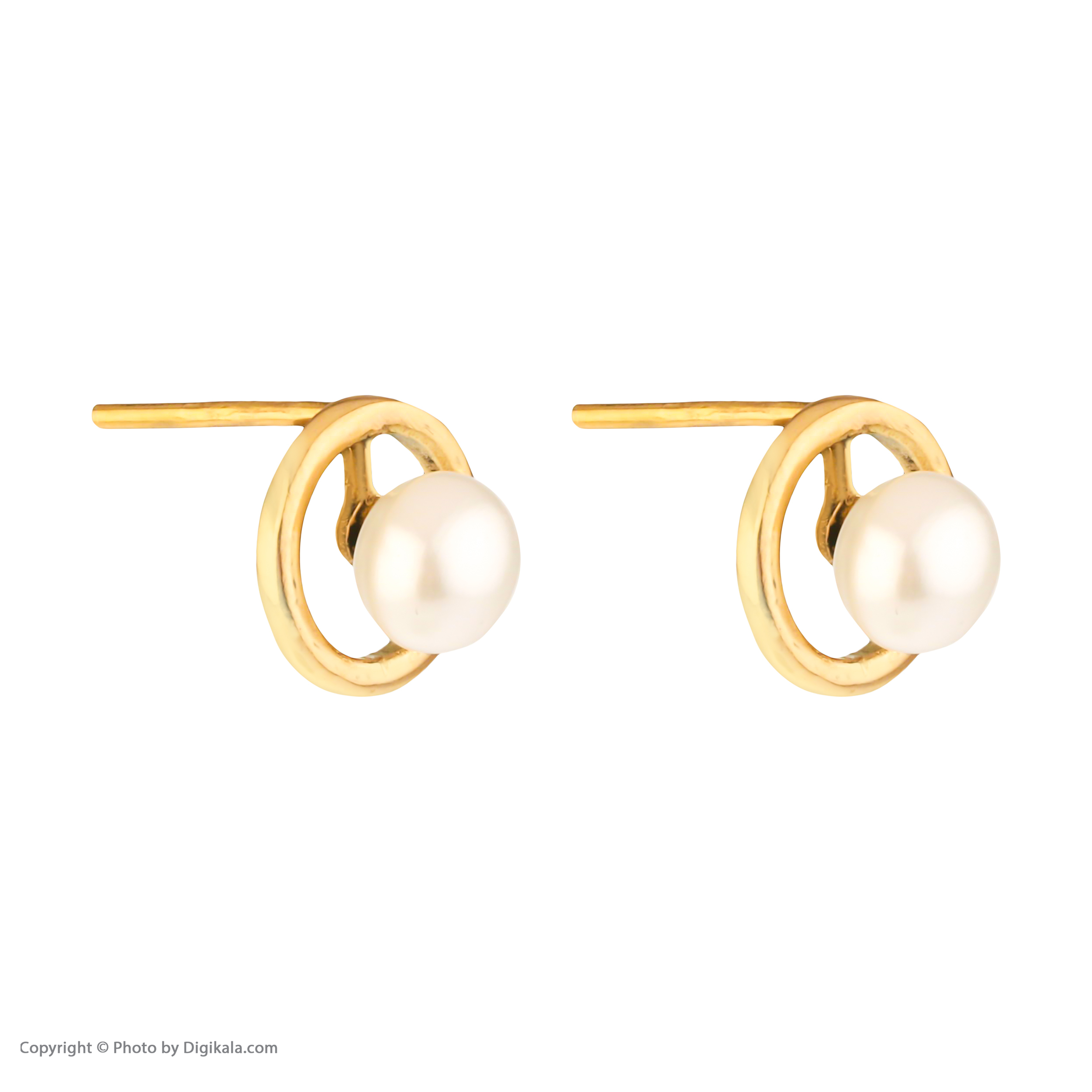 گوشواره طلا 18 عیار زنانه پرسته مدل WE91
