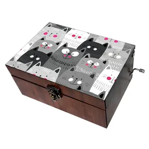 جعبه موزیکال مدل گربه کد B087