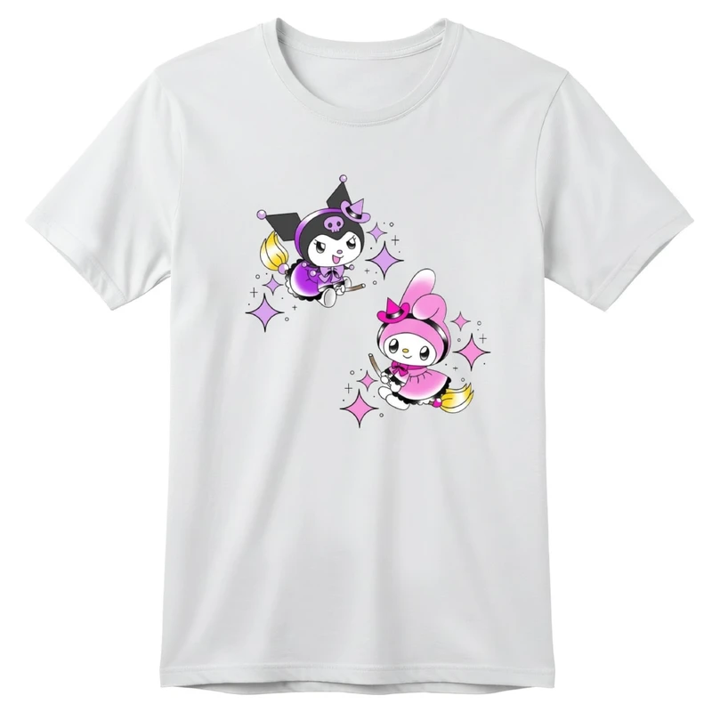 تی‌شرت آستین کوتاه بچگانه مدل ملودی و کرومی کد v2 