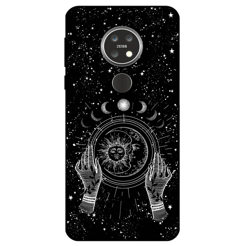 کاور مگافون طرح ماه و خورشید مدل 1892 مناسب برای گوشی موبایل نوکیا 6.2 / 7.2     