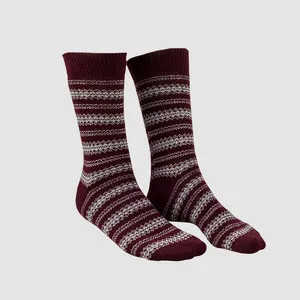 جوراب ساق بلند زنانه انگلیش هوم مدل BO10495 Winter Stripe 