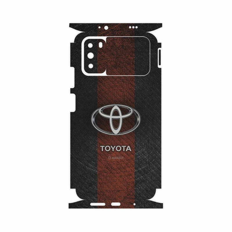 برچسب پوششی ماهوت مدل TOYOTA-Logo-FullSkin مناسب برای گوشی موبایل شیائومی Poco M3