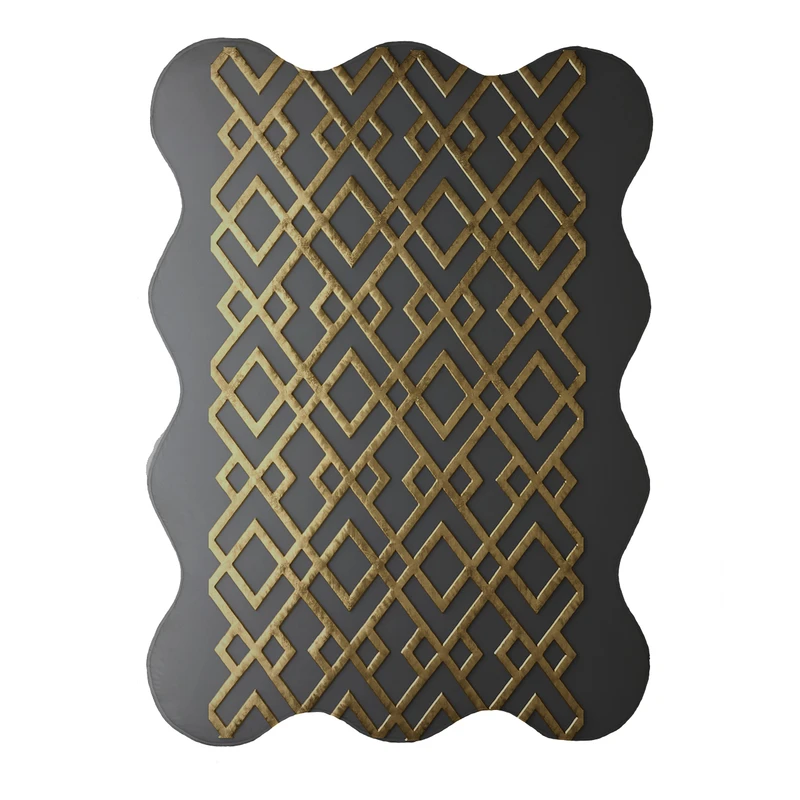 پادری مدل دالبر طرح کلاسیک کد 8863 سایز 80x110 سانتی متر