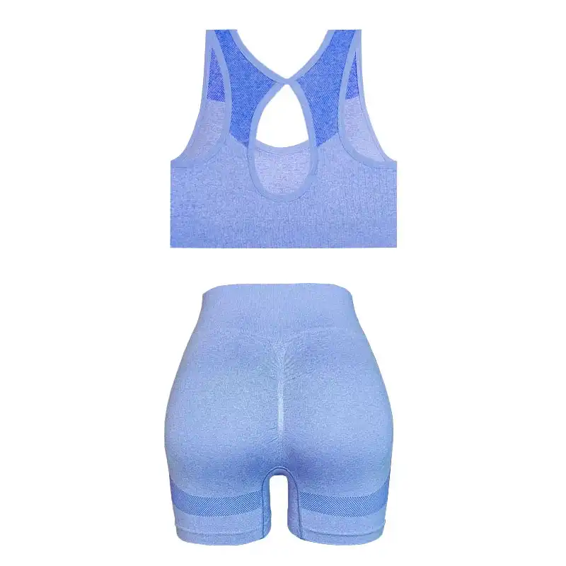 ست نیم تنه و شلوارک ورزشی زنانه مدل WS130-112