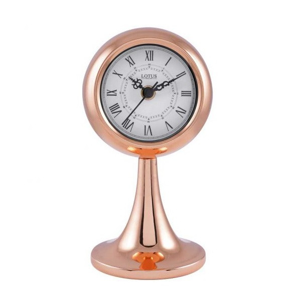 ساعت رومیزی لوتوس مدل TC-805- ROSE GOLD-SAN GABRIEL