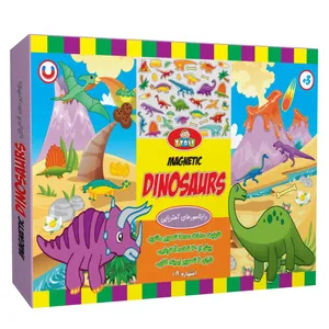 بازی فکری جورچین تی تویز مدل Magnetic Dinosaurs