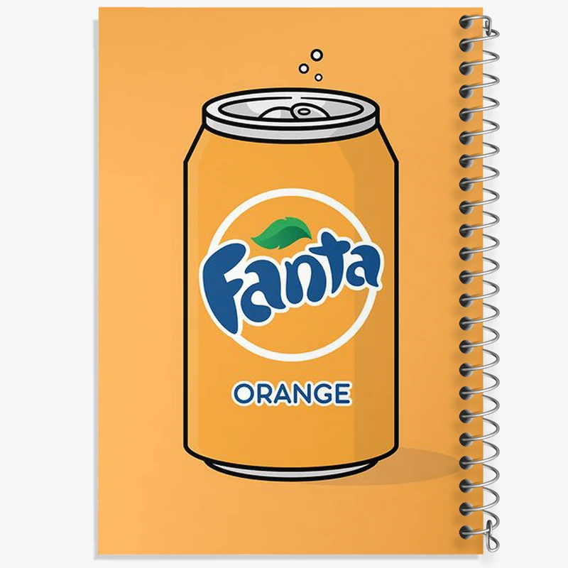 دفتر نقاشی 50 برگ خندالو طرح نوشابه فانتا (Fanta) کد N2153