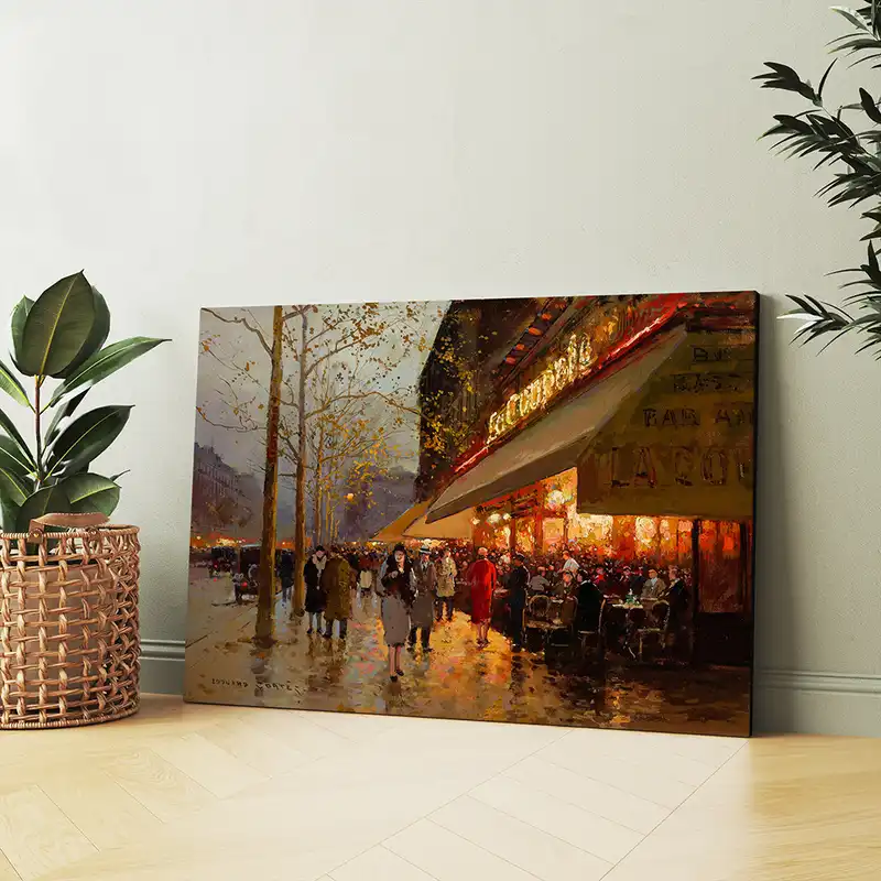 تابلو شاسی مدل پیادروی کافه کد S060011