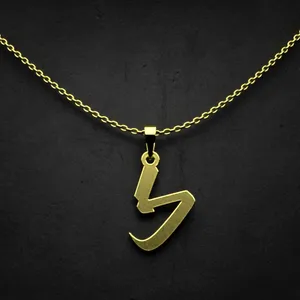 گردنبند طلا 18 عیار زنانه مدوپد مدل حرف گ کد I3-1-1090