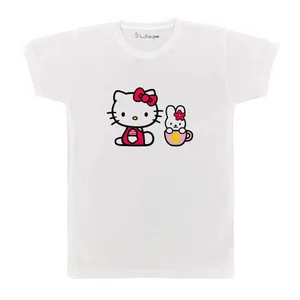 تی شرت بچگانه پرمانه طرح Kitty کد pmt.2381