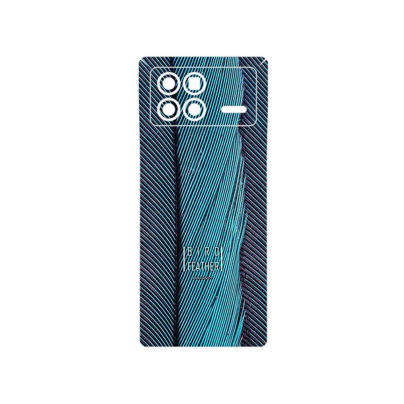 برچسب پوششی ماهوت مدل Turquoise feathers مناسب برای گوشی موبایل شیائومی Mix Fold 3