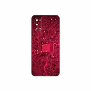 MAHOOT Red-Printed-Circuit-Board Cover Sticker for Realme 7 5G