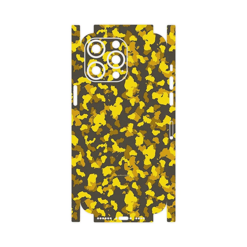 برچسب پوششی ماهوت مدل Yellow Infantry Army-FullSkin مناسب برای گوشی موبایل اپل iPhone 14 Pro Max